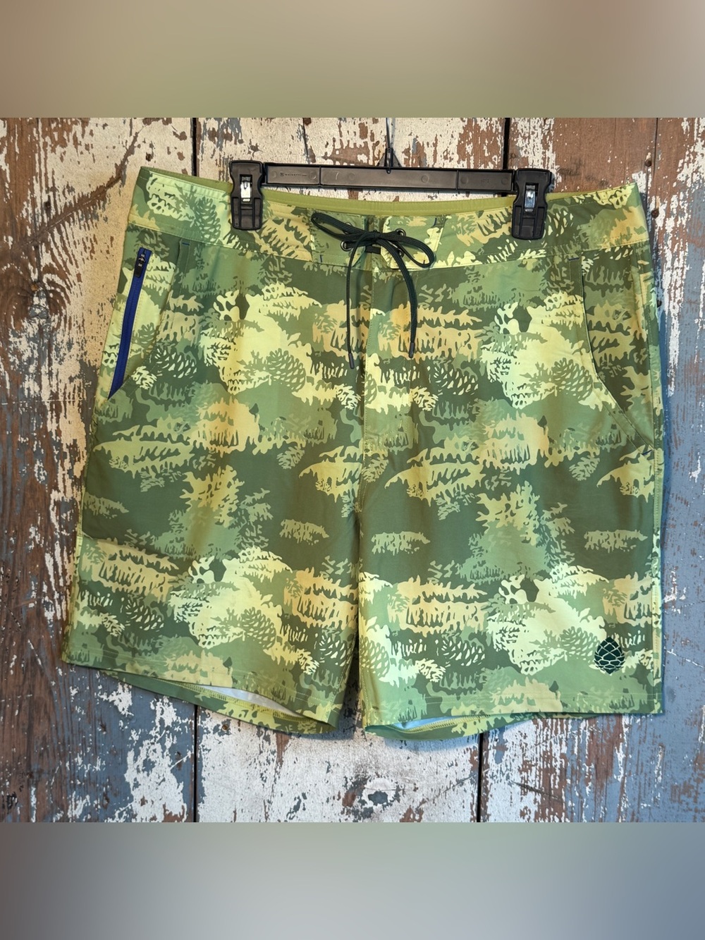 Stio Green Camo Men's Swim Board Shorts size 38